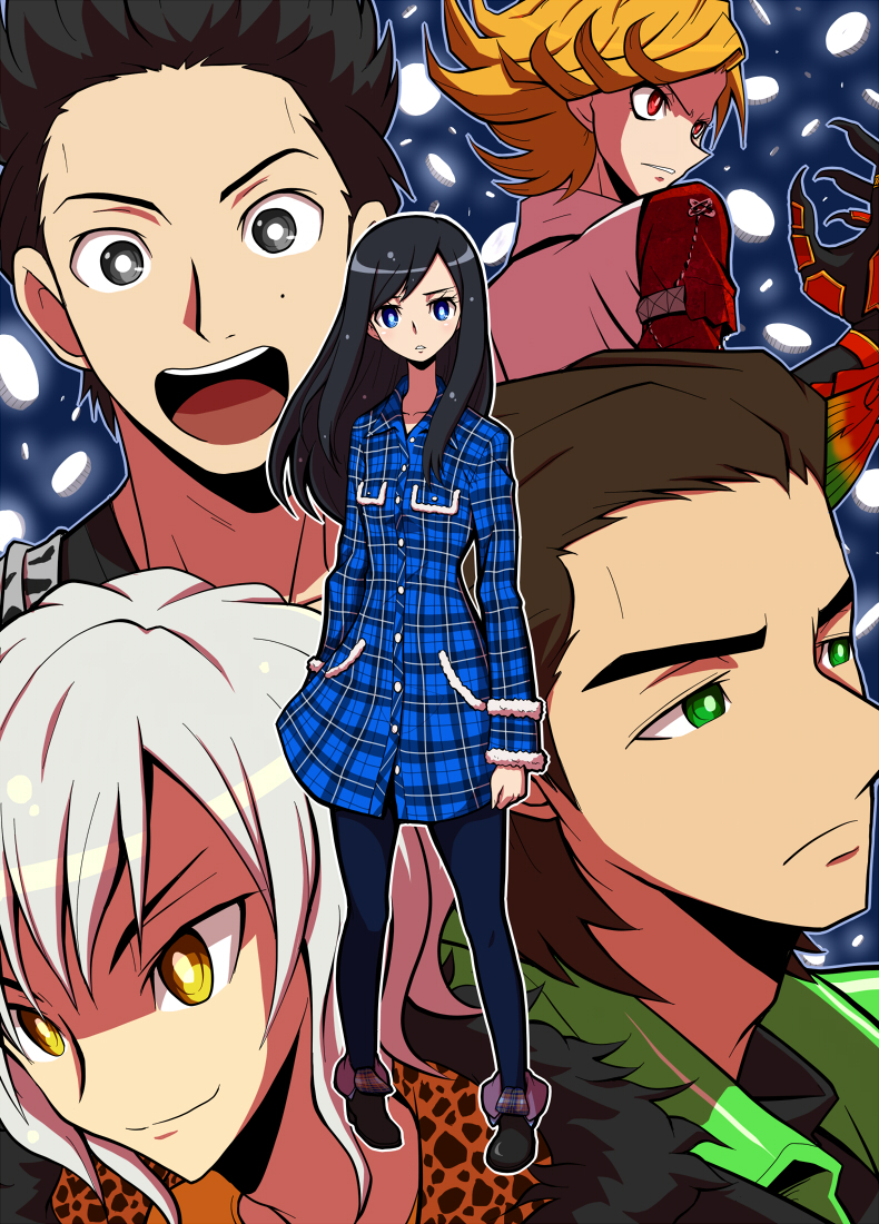 ankh, mezul, uva, gamel, kazari, and 1 more (kamen rider and 1 more) drawn by shirono