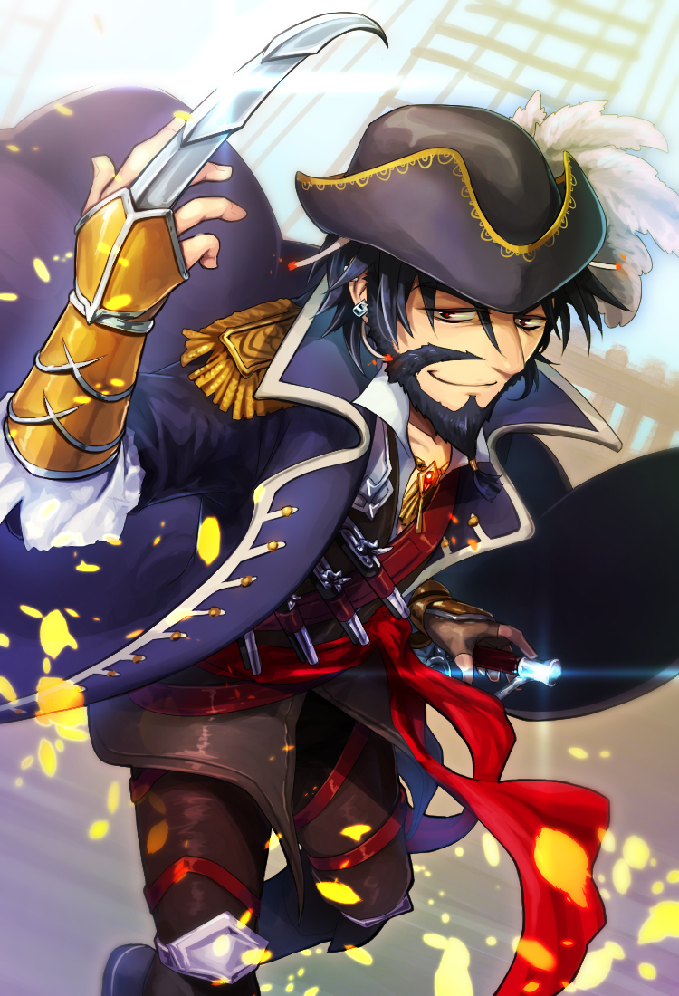 edward teach (fate and 1 more) drawn by tia_(cocorosso)