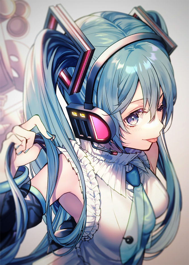 hatsune miku (vocaloid and 1 more) drawn by shiomizu_(swat)