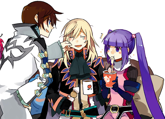 sophie, asbel lhant, and richard (tales of and 1 more) drawn by starshadowmagician