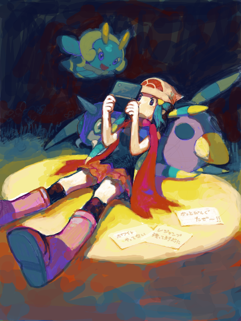 dawn, ariados, and illumise (pokemon and 1 more) drawn by moiko