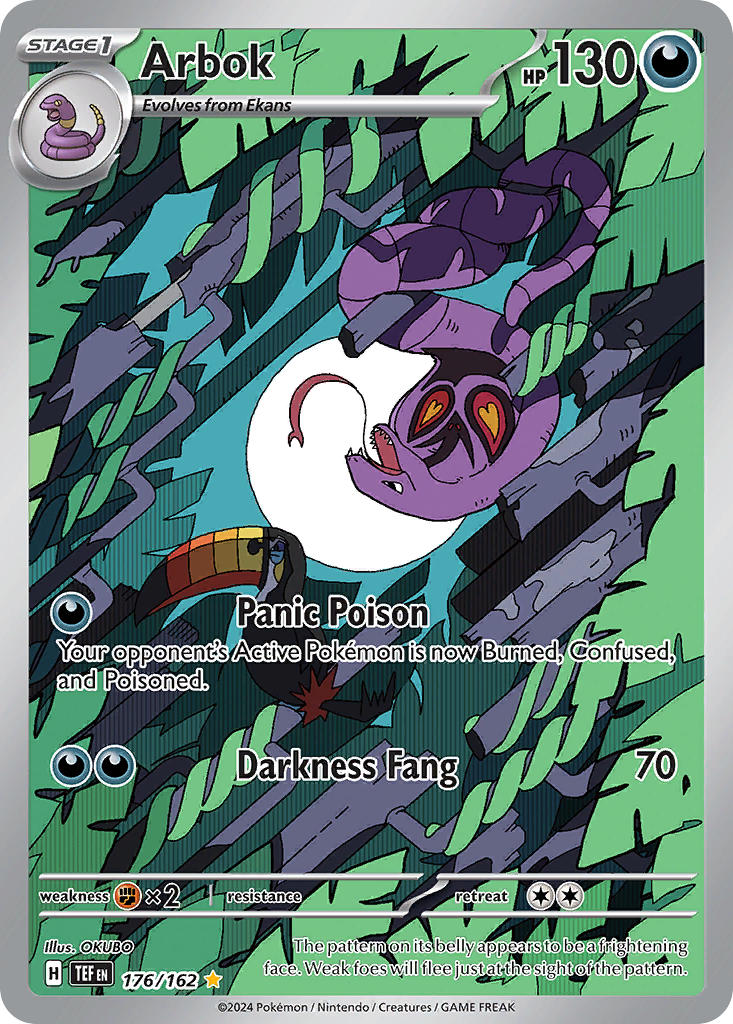arbok, ekans, and toucannon (pokemon and 1 more) drawn by okubo_(pokemon)