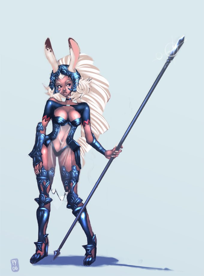 fran (final fantasy and 1 more) drawn by ashleigh_hetrick