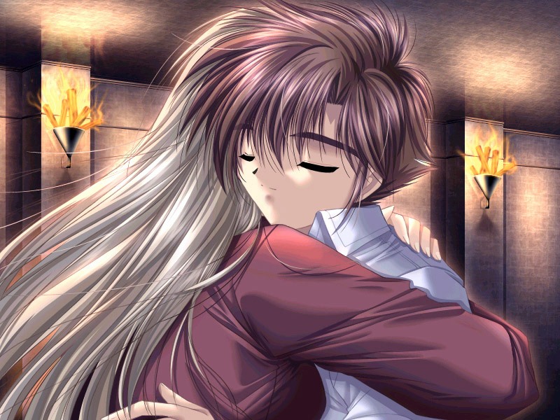 touma hikaru and tachibana ayaka (izumo) drawn by yamamoto_kazue