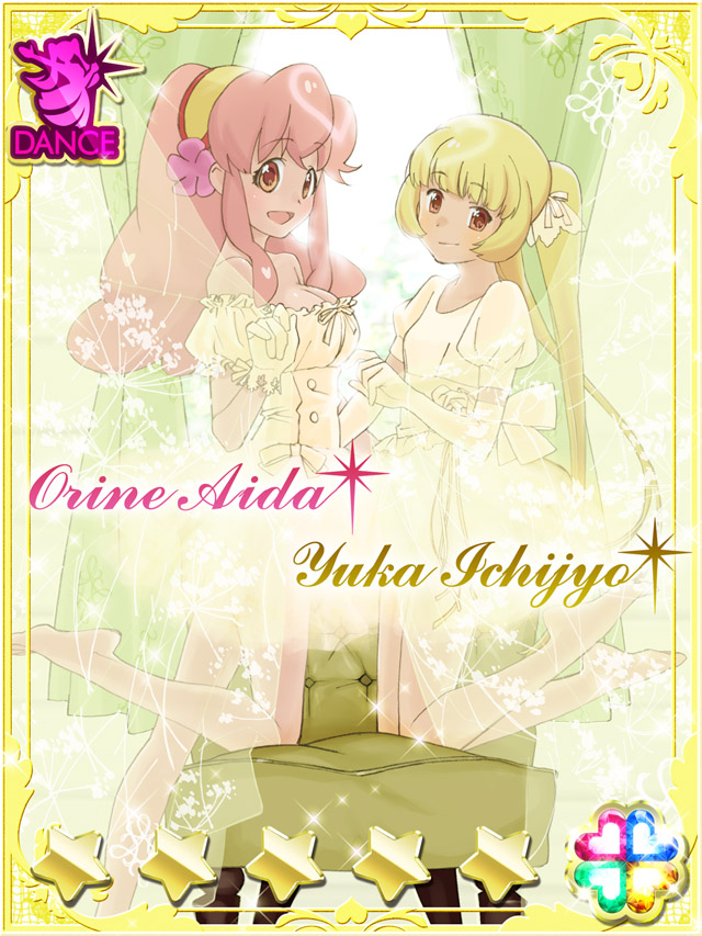 ichijou yuuka and aida orine (akb0048) drawn by ebata_risa