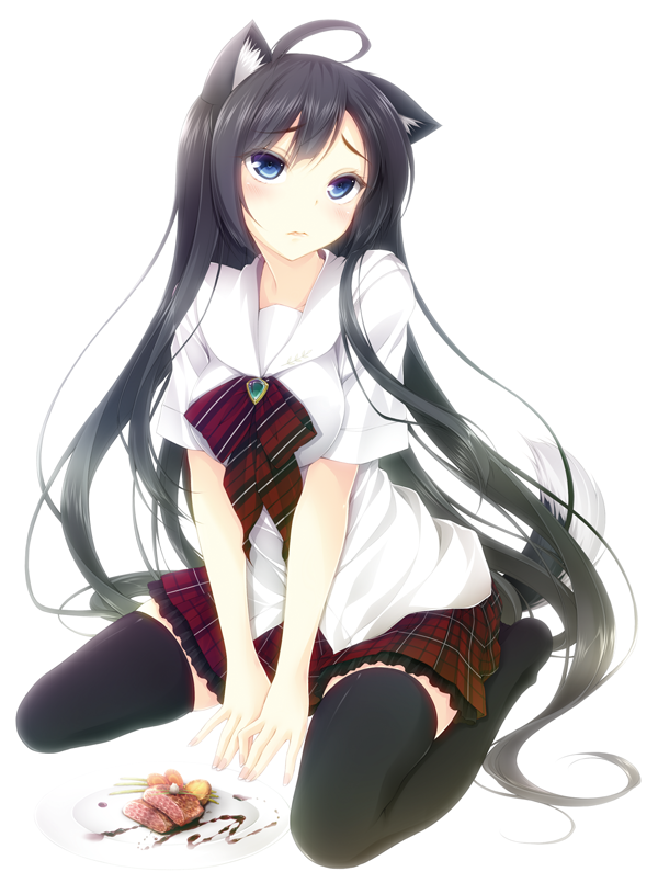 hazuki miyuri (shirona-san oishiku itadaichaimasu) drawn by luna_lia
