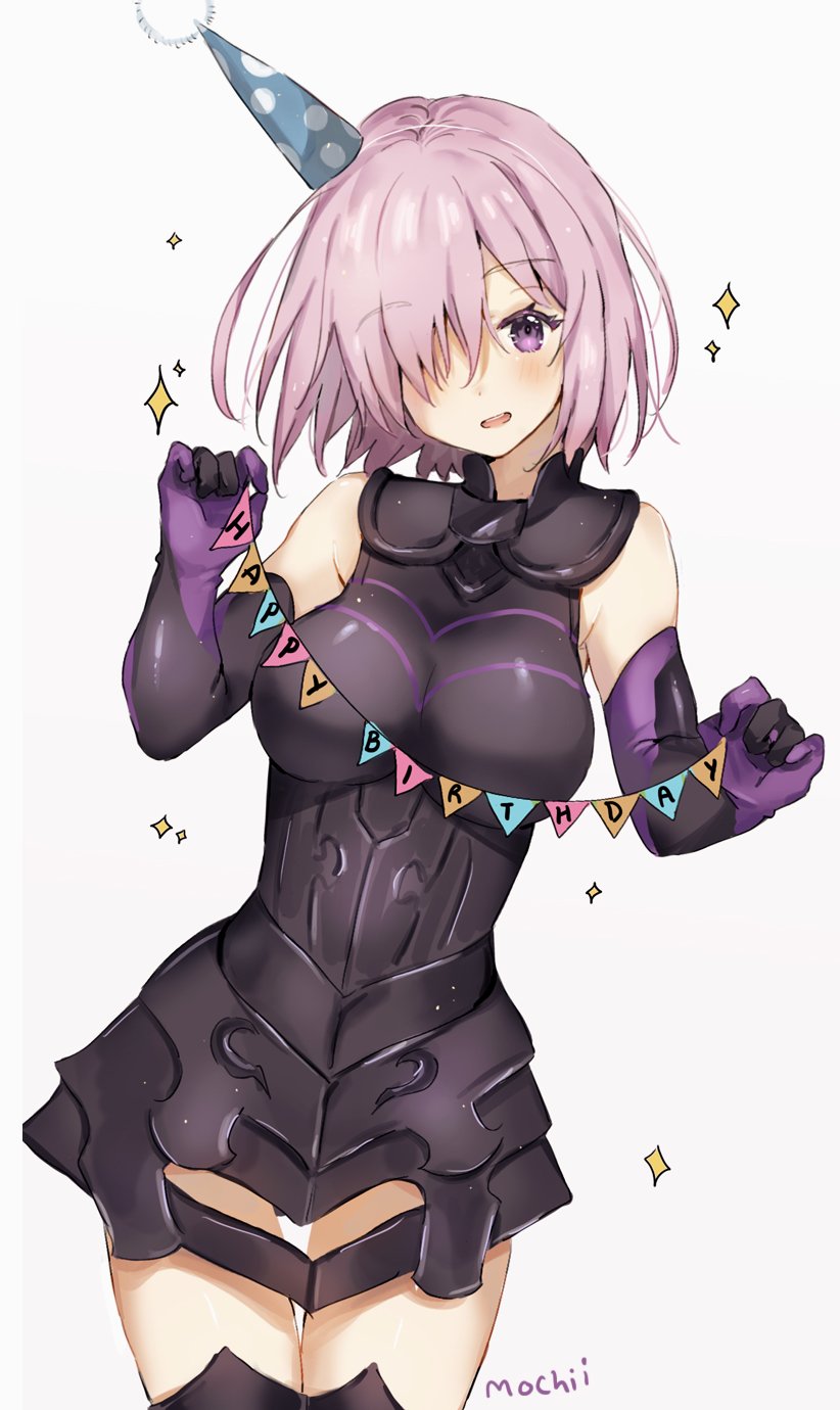 mash kyrielight (fate and 1 more) drawn by mochii