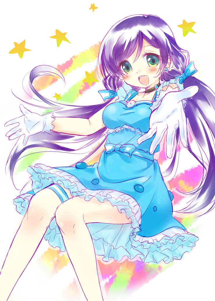 tojo nozomi (love live! and 1 more) drawn by ponton
