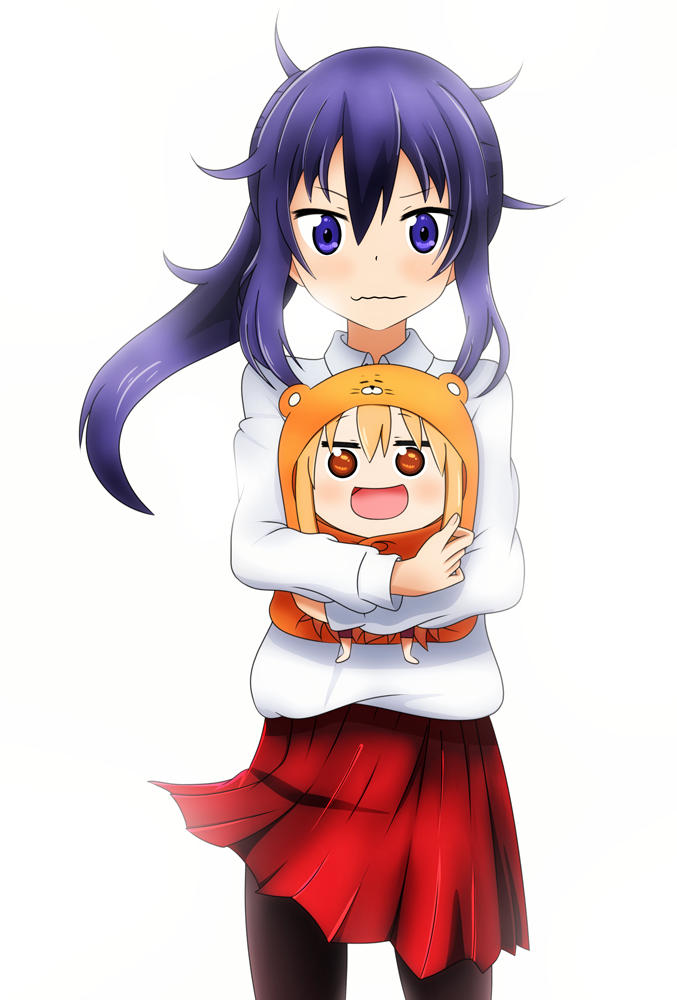doma umaru, komaru, and motoba kirie (himouto! umaru-chan) drawn by sleepy90