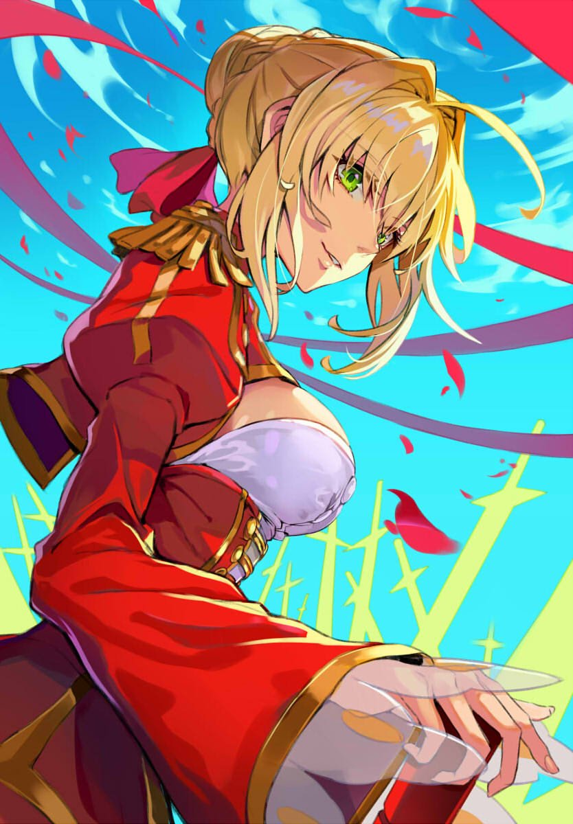 nero claudius (fate and 1 more) drawn by pokimari