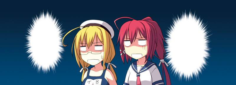 i-8 and i-168 (kantai collection) drawn by spaghe_(kyoumospaghe)