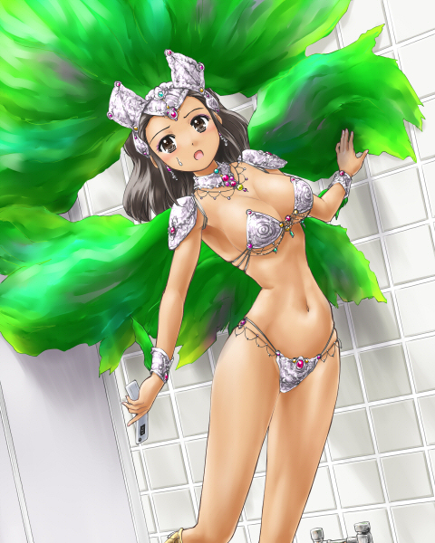 joushima ayumi (okashi na futari) drawn by mashiro_yuu and ooyuki