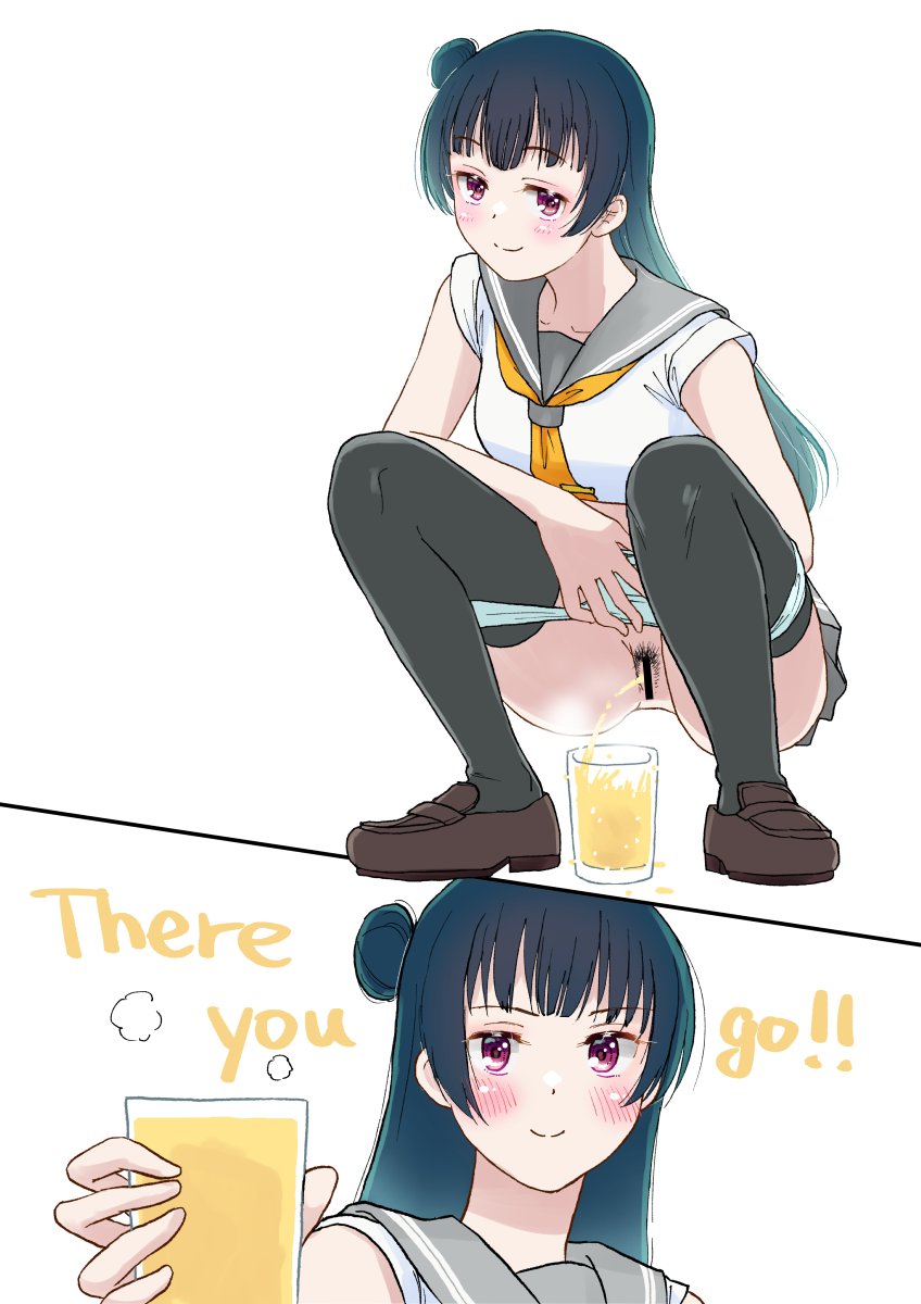 tsushima yoshiko (love live! and 1 more) drawn by takahashi_mugi