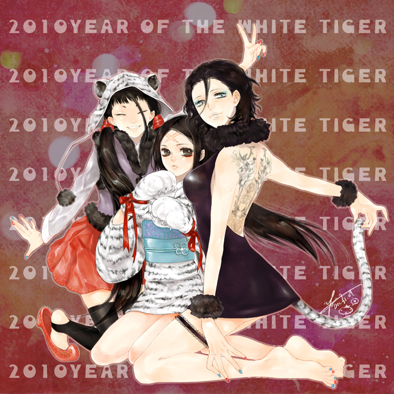 mame and ivy (original) drawn by yooani