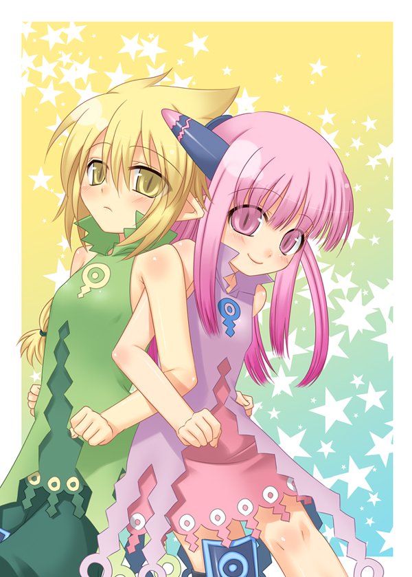 coral and milreaf (summon night and 1 more) drawn by hazuki_(etcxetc)