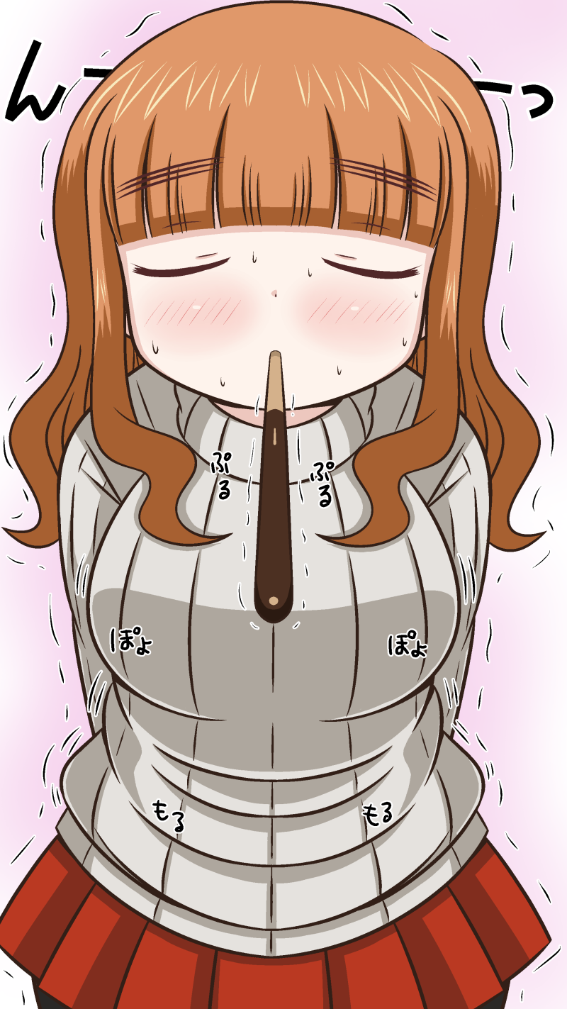 takebe saori (girls und panzer) drawn by poinikusu