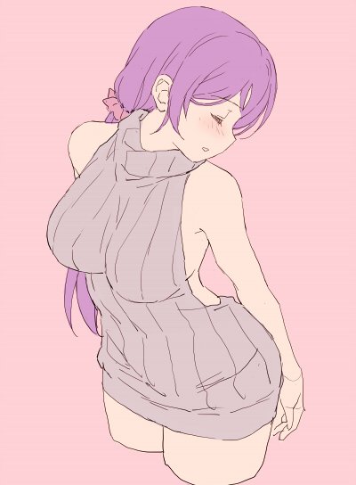 tojo nozomi (love live! and 1 more) drawn by duke_(inu_daimyou)