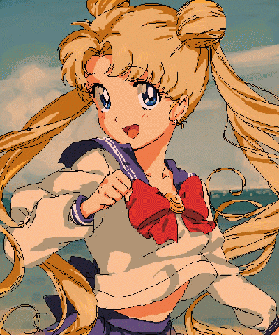 tsukino usagi (bishoujo senshi sailor moon) drawn by tamura_satomi