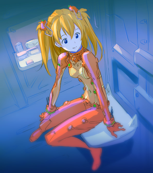 souryuu asuka langley (neon genesis evangelion and 2 more) drawn by sino_(rtlsino)