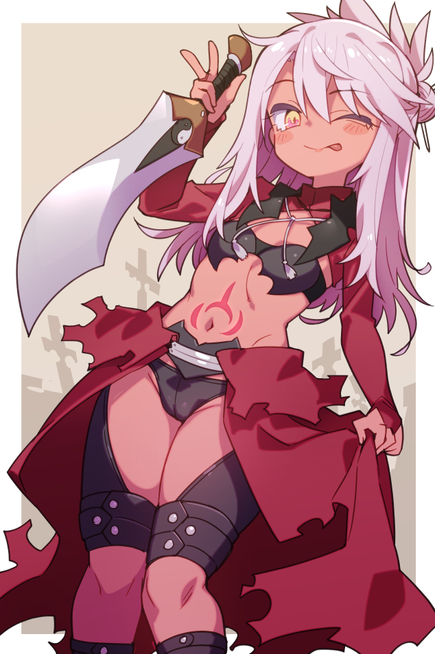 chloe von einzbern (fate and 1 more) drawn by stroma