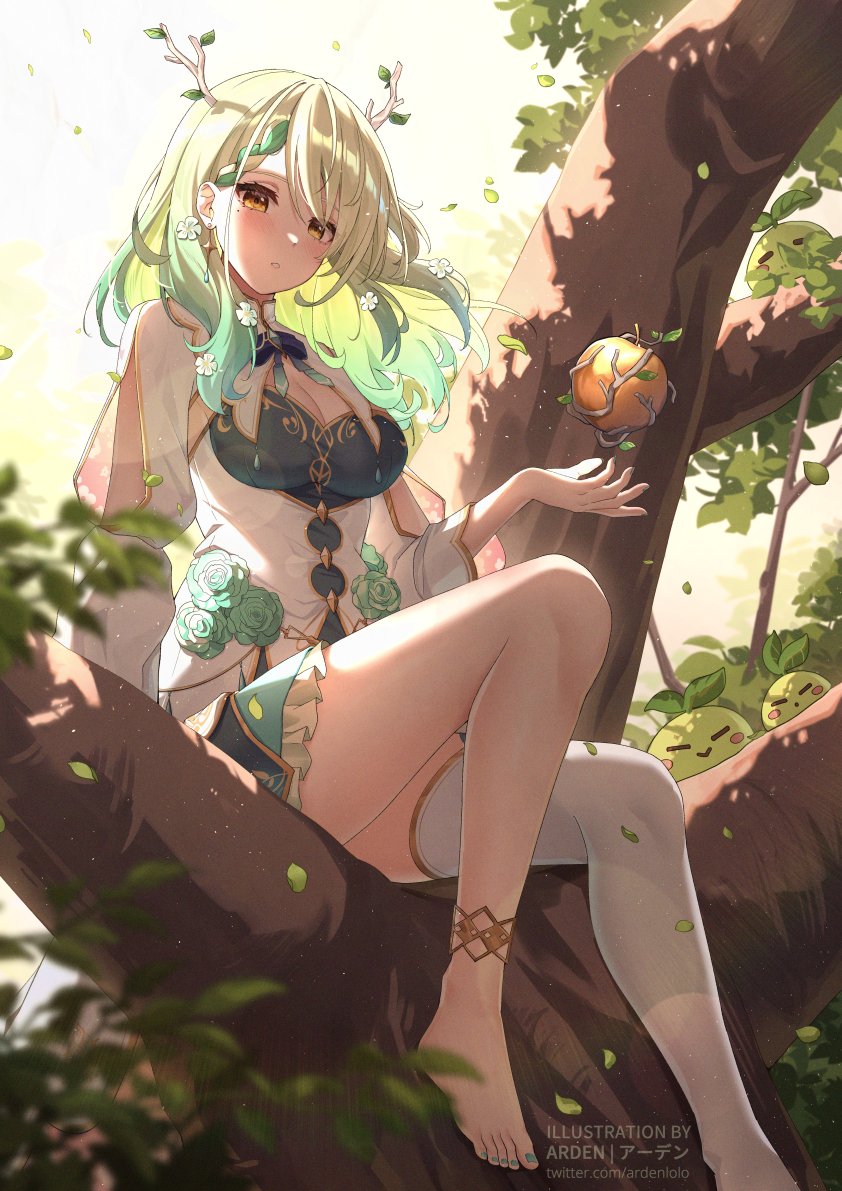 ceres fauna (hololive and 1 more) drawn by ardenlolo