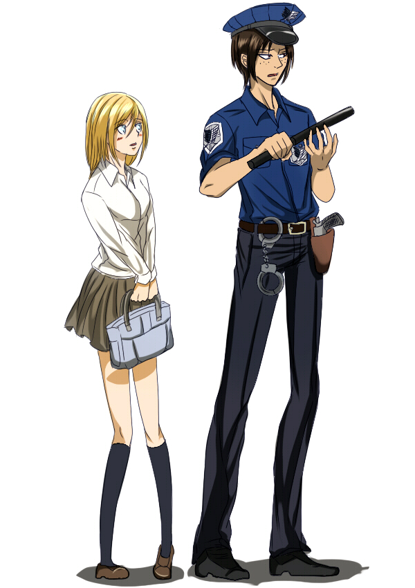 krista lenz and ymir (shingeki no kyojin) drawn by kururu9660319