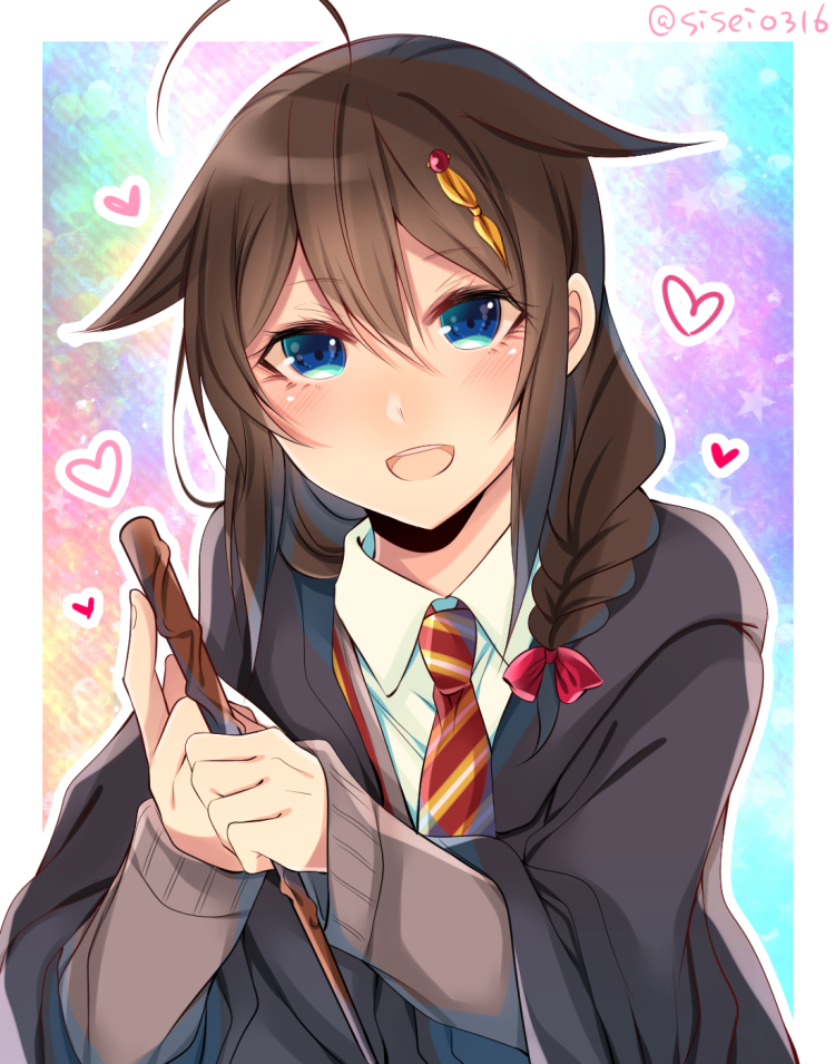 shigure and shigure kai ni (kantai collection and 2 more) drawn by shisei_(kyuushoku_banchou)