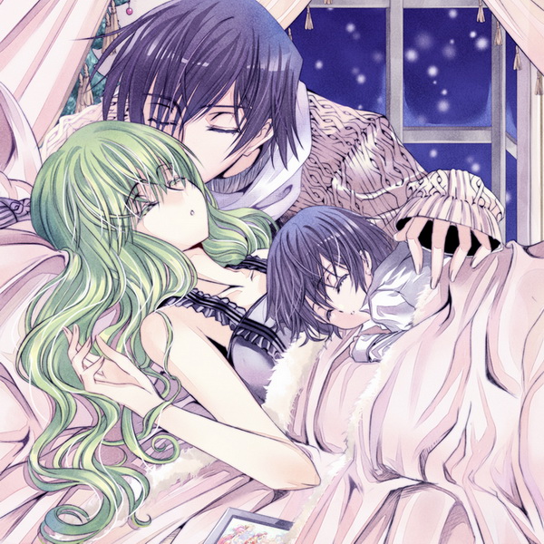 c.c. and lelouch vi britannia (code geass) drawn by meimi_k