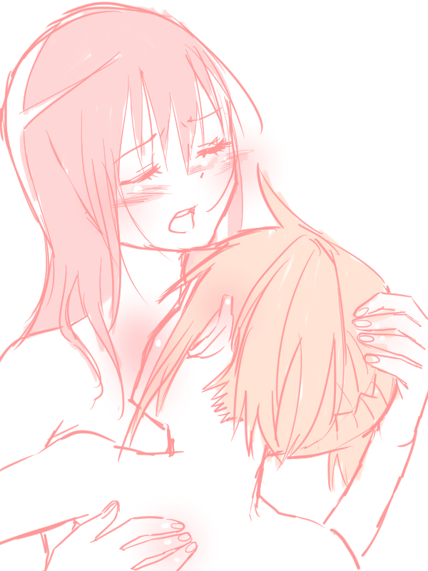 akemi homura and kaname madoka (mahou shoujo madoka magica) drawn by watanabe_ignica