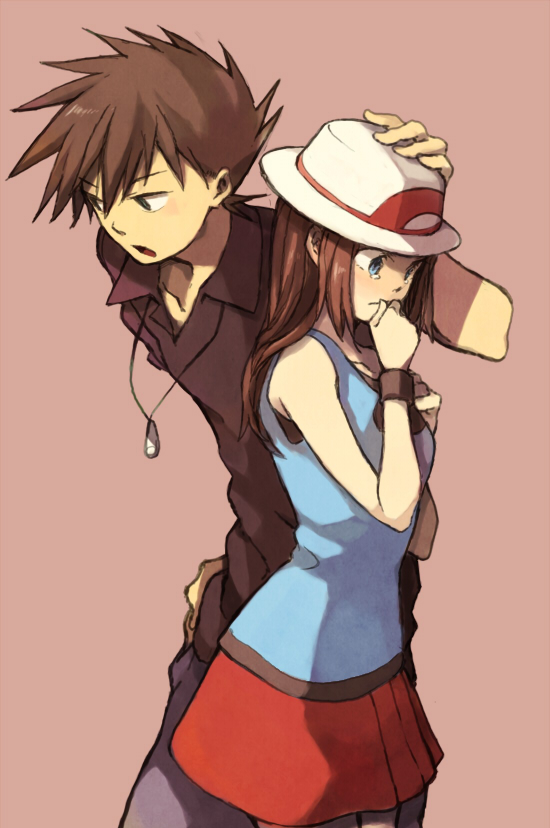 blue oak and green (pokemon and 2 more) drawn by yui_ko