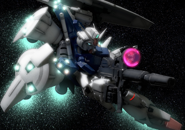 gundam gp-01 full vernian zephyranthes (gundam and 1 more) drawn by robographer