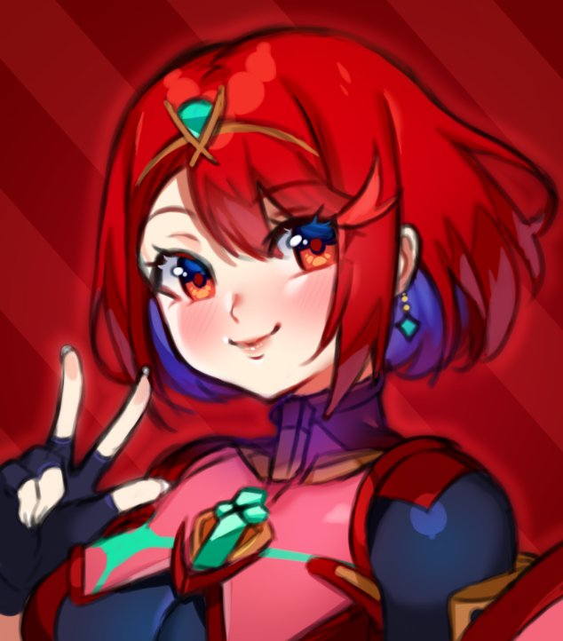 pyra (xenoblade chronicles and 1 more) drawn by yagi_(kyuhyun)