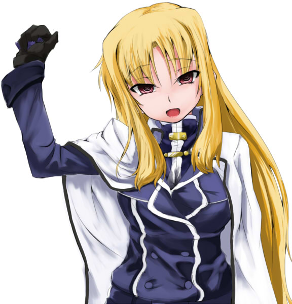 fate testarossa (lyrical nanoha and 1 more) drawn by ankoku_emu_shougun