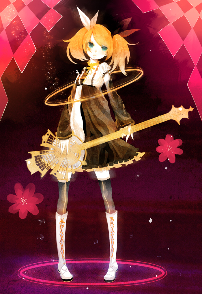 kagamine rin (vocaloid and 1 more) drawn by colxy
