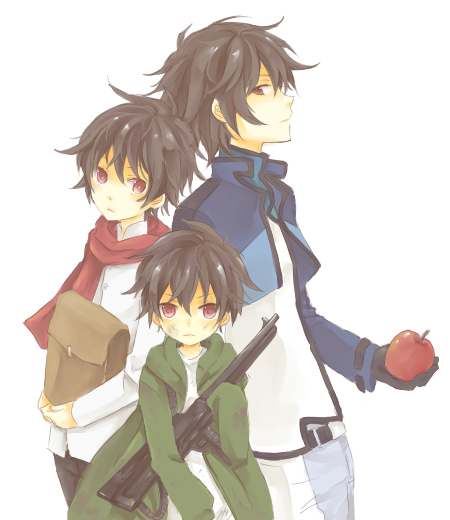 setsuna f. seiei and soran ibrahim (gundam and 1 more) drawn by anko_(pixiv293078)