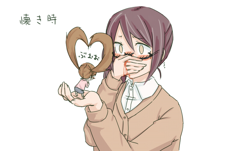 tsurugimine kiri and sonou tsukuyo (okujou no yurirei-san) drawn by monoka_(hare_tokidoki_yuki)