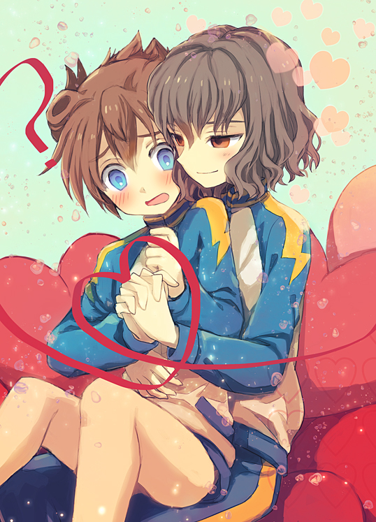 shindou takuto and matsukaze tenma (inazuma eleven and 1 more) drawn by aofujiake