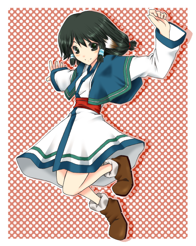 aruruu (utawarerumono) drawn by ama_(pen_jp) and varu_(forscryd)