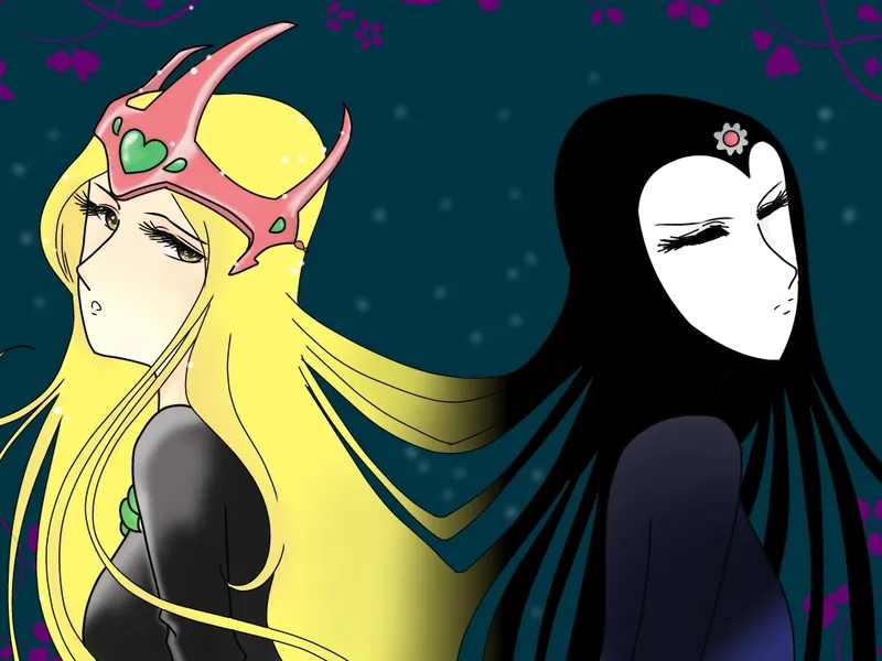 yukino yayoi and la andromeda promethium (ginga tetsudou 999 and 1 more) drawn by qsyqq565