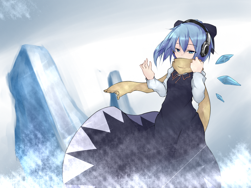 cirno and cirno-nee (touhou) drawn by kazami_ryouya