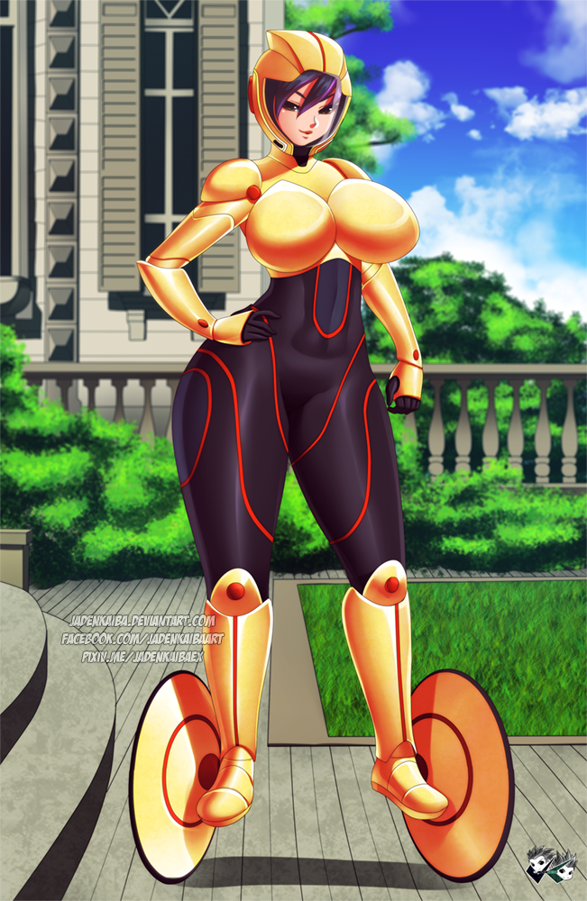 gogo tomago (big hero 6) drawn by jadenkaiba