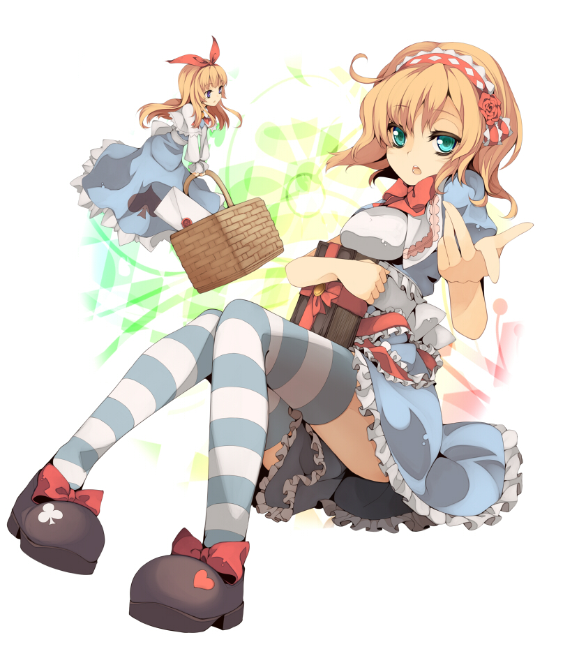 alice margatroid and shanghai doll (touhou) drawn by uruu_gekka