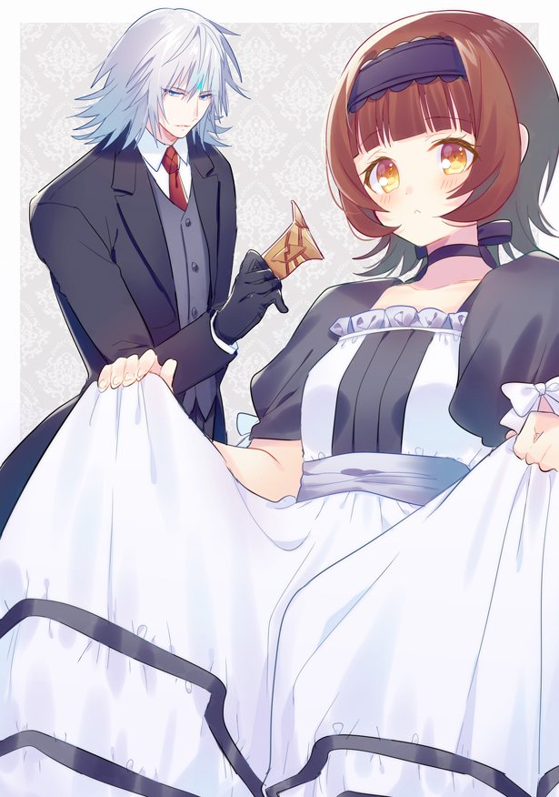 lora and jin (gundam and 4 more) drawn by himeno345