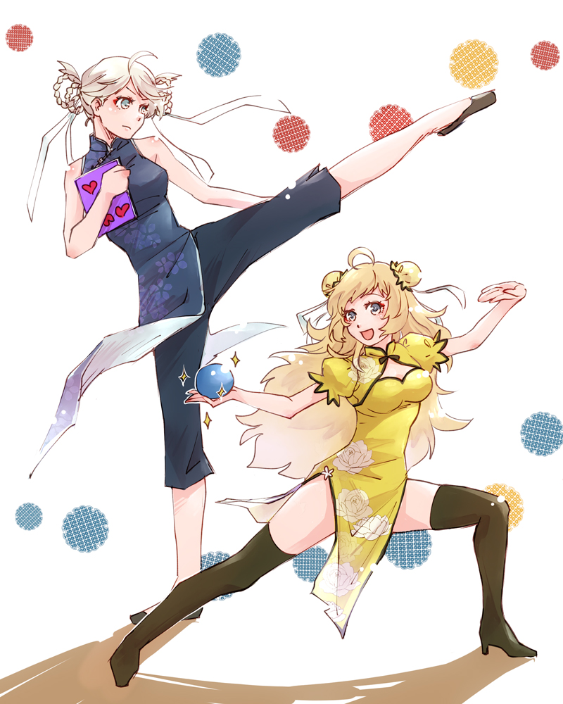 nina and ophelia (fire emblem and 1 more) drawn by ebi_puri_(ebi-ebi)