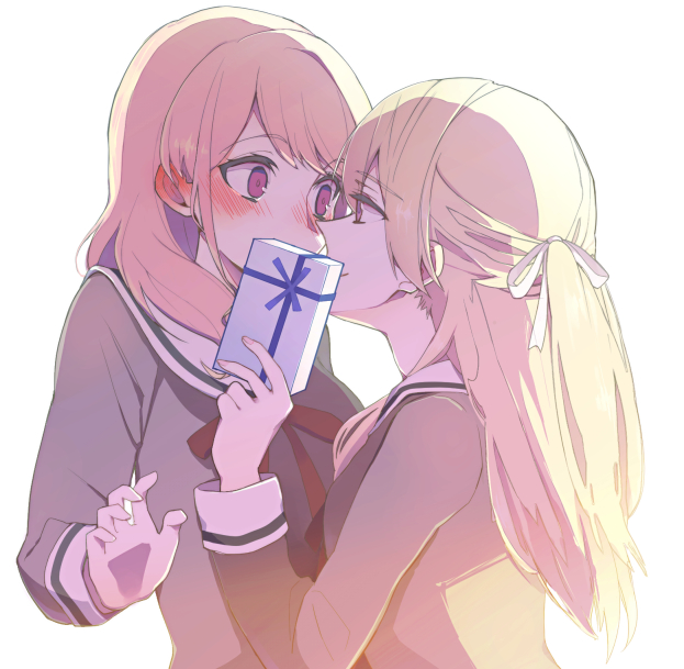 maruyama aya and shirasagi chisato (bang dream!) drawn by tozaki_(r_sailing)