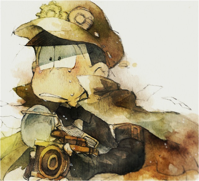 matsuno choromatsu (osomatsu and 1 more) drawn by momiji_(lucario)