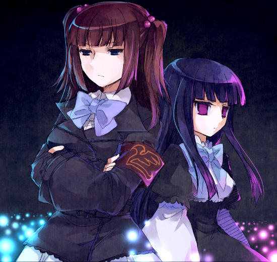 ushiromiya ange and frederica bernkastel (umineko no naku koro ni) drawn by suzushiro_kurumi