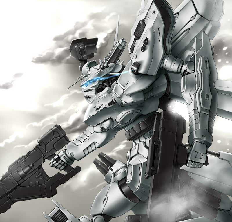white glint (armored core and 1 more) drawn by takemori_shintarou