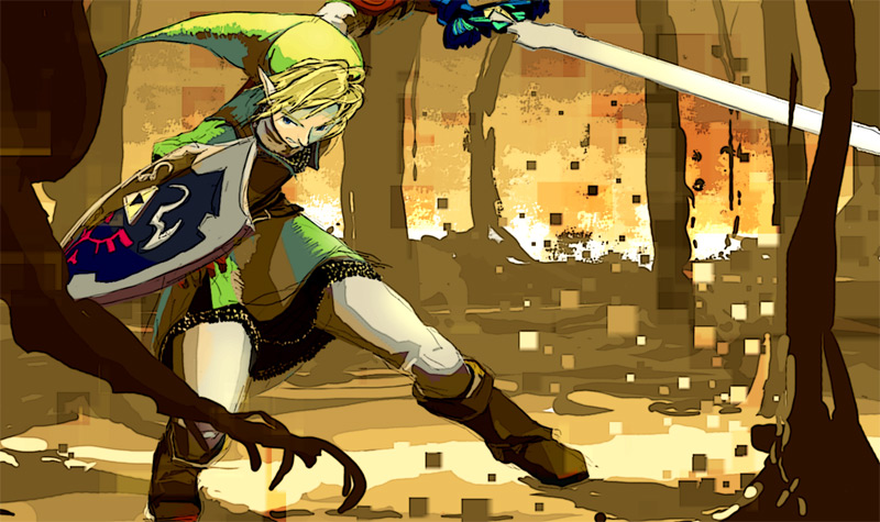 link (the legend of zelda and 1 more) drawn by oom