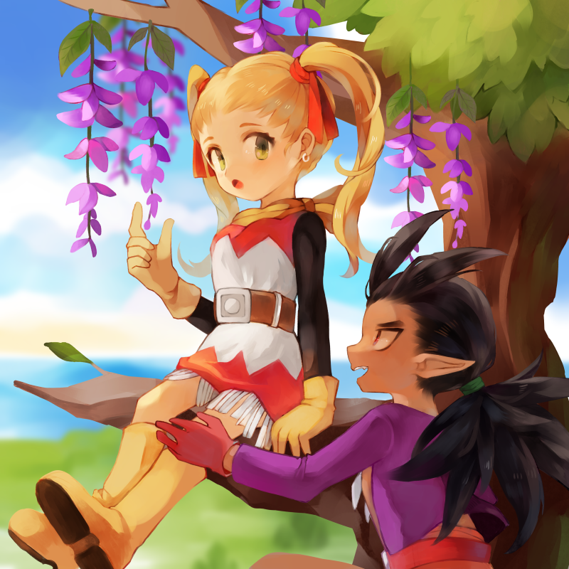 sidoh and female builder (dragon quest and 1 more) drawn by hotaro_(bread_fusa)